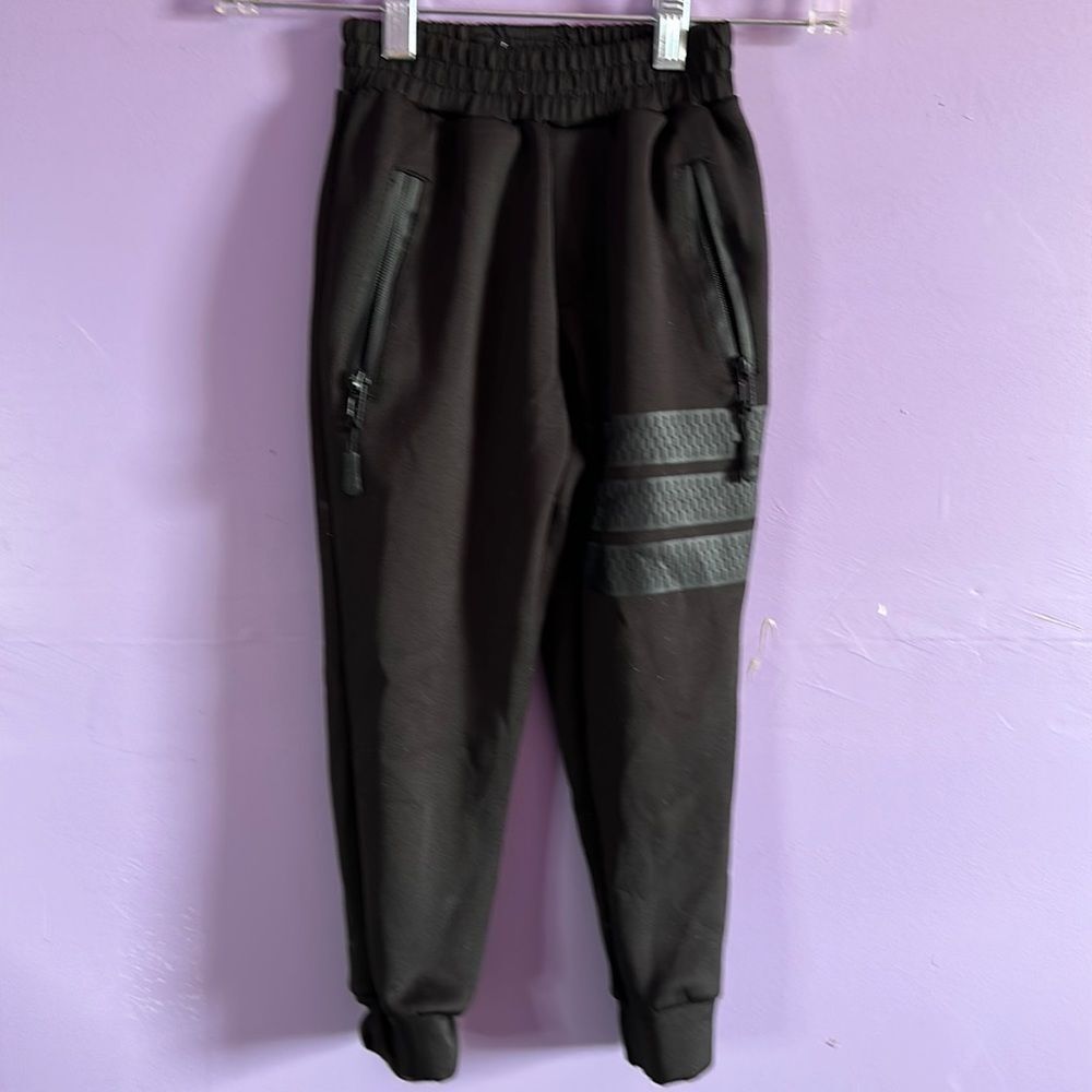 Public Record Black Sweatpants Size 4 – Elastic Waist Casual Lounge Pants